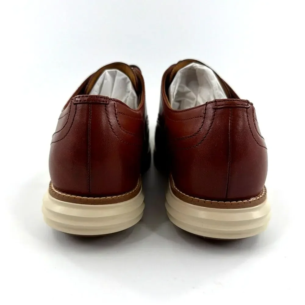 Cole Haan Woodbury Ivory Original Grand Wingtip Oxford Shoes Size 9.5M